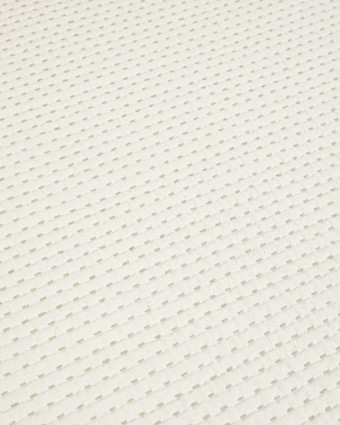 Tissu Jacquard Tissé Matelassé Ecru - Mercerine