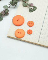 Bouton Polyester Mat Orange