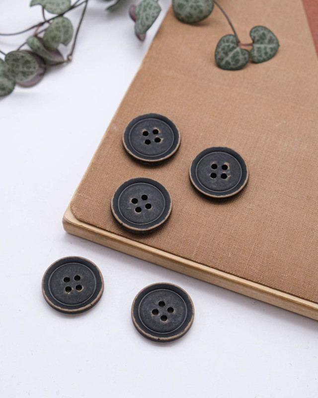 Bouton Fantaisie Effet Vieilli - Mercerine