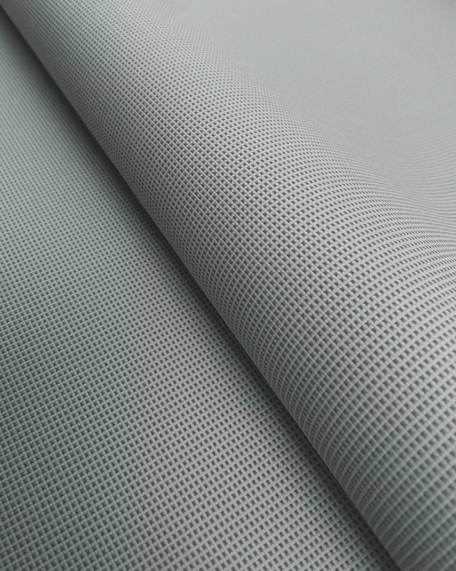 Toile Etanche Prestance Uni Gris Chiné - Mercerine