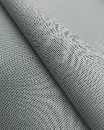 Toile Etanche Prestance Uni Gris Chiné - Mercerine