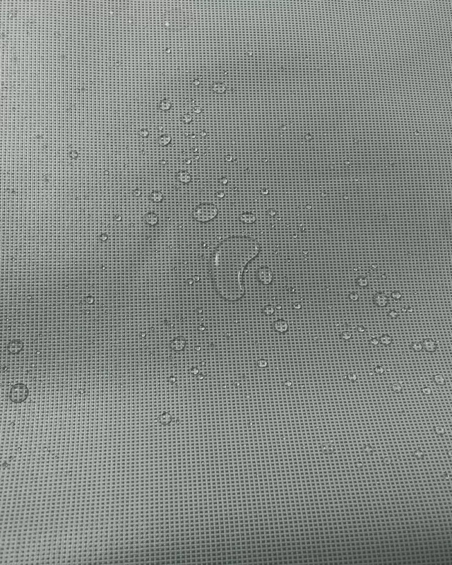 Toile Etanche Prestance Uni Gris Chiné - Mercerine