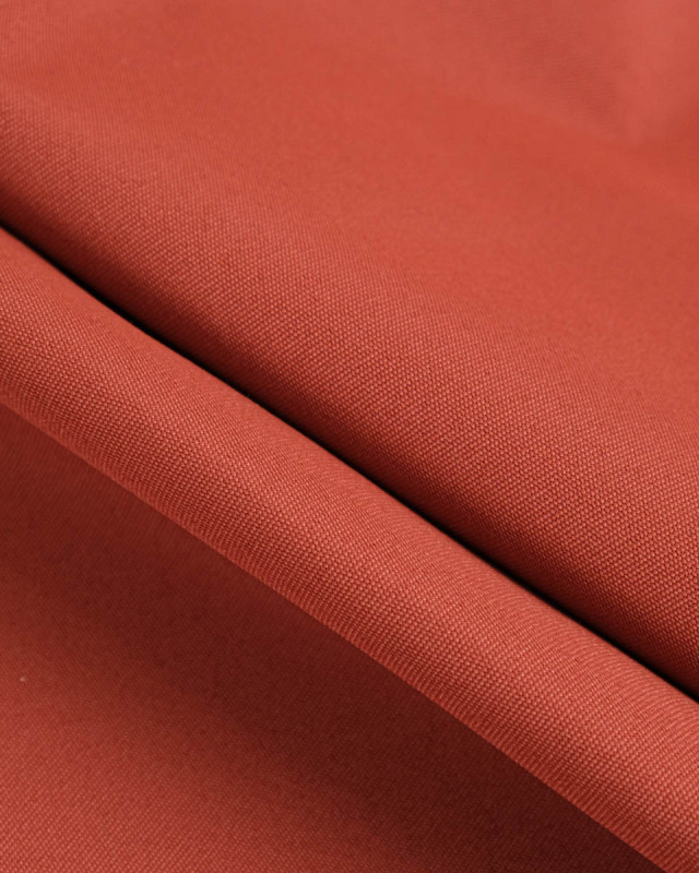 Toile Etanche Prestance Uni Terracotta - Mercerine