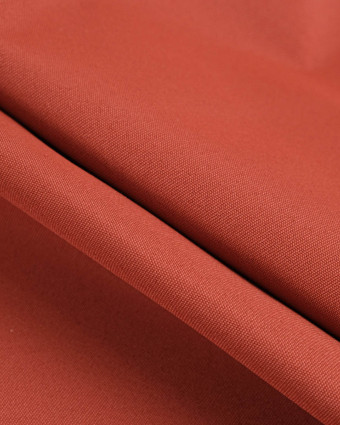 Toile Etanche Prestance Uni Terracotta - Mercerine