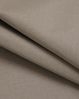 Toile Etanche Prestance Uni Taupe - Mercerine