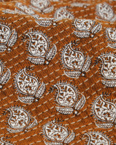 Tissu Jacquard Allover Bombay Curry