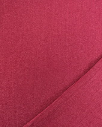 Tissu Lin Lavé Viscose Framboise Luna - Mercerine