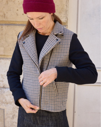 Patron Veste ELECTRA Femme - Atelier Scammit - Mercerine