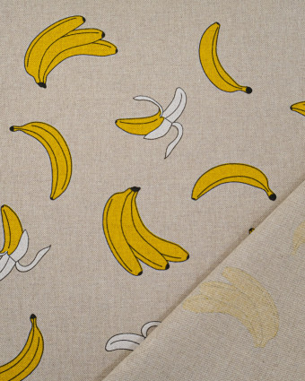 Tissu Effet Lin Banane - Mercerine