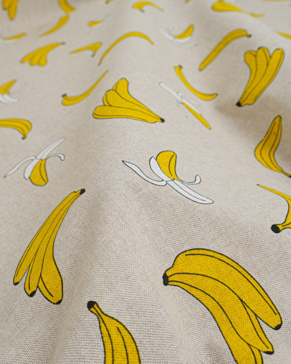 Tissu Effet Lin Banane - Mercerine