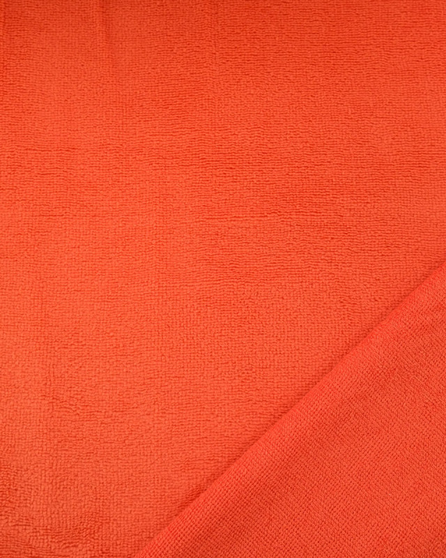 Eponge bambou au mètre : Tissu Eponge Bambou Flamingo Lou - Mercerine