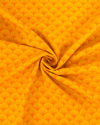 Popeline de coton Osaka Orange