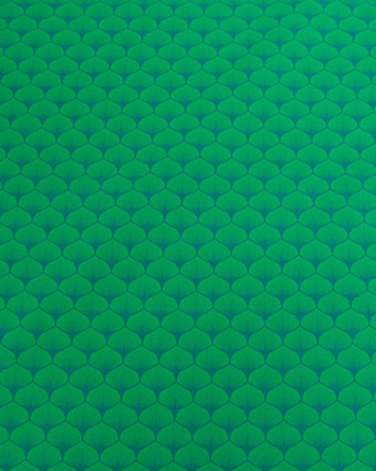 Popeline de coton Osaka Vert - Mercerine