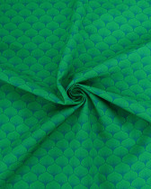 Popeline de coton Osaka Vert