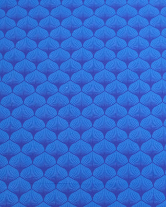 Popeline de coton Osaka Bleu - Mercerine