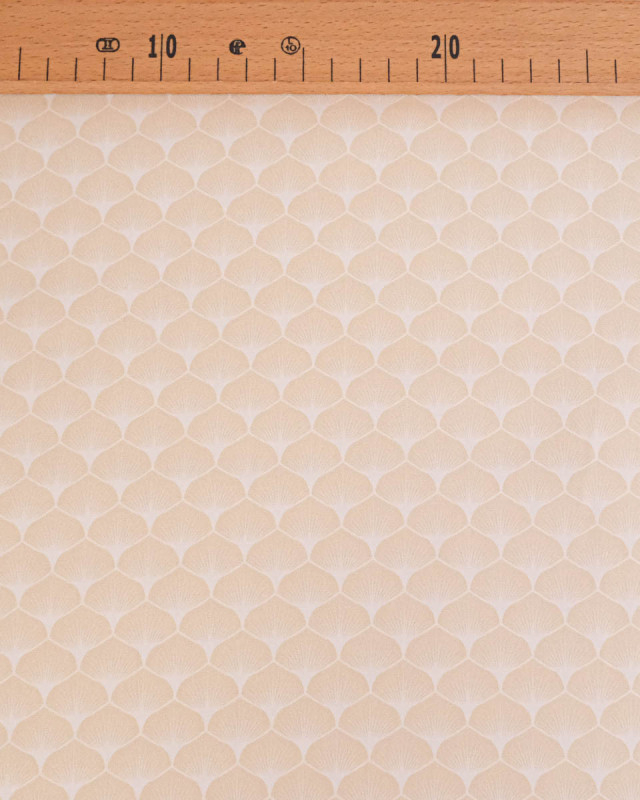 Popeline de coton Osaka Beige - Mercerine