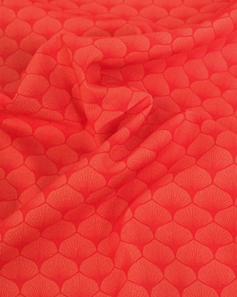 Popeline de coton Osaka Rouge - Mercerine