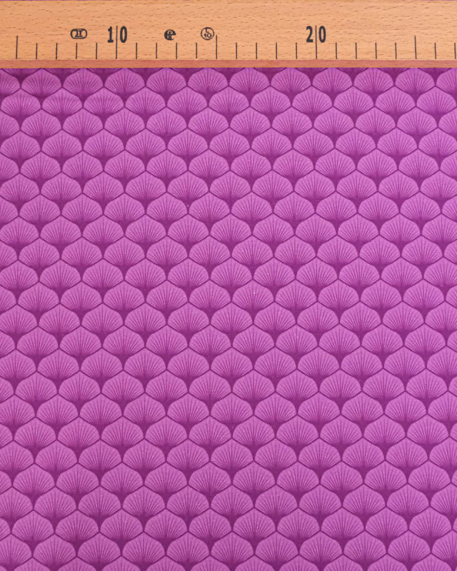 Popeline de coton Osaka Violet - Mercerine