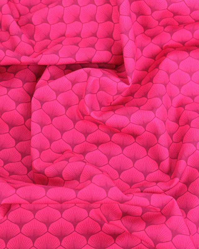 Popeline de coton Osaka Rose - Mercerine