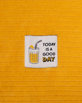Etiquettes à Coudre Ikatee Today is a good day - Mercerine