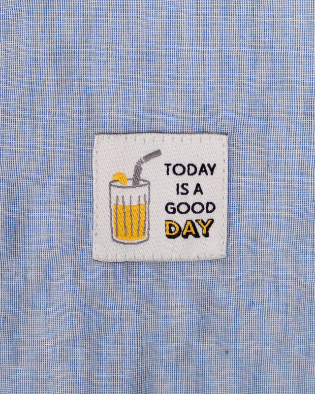 Etiquettes à Coudre Ikatee Today is a good day - Mercerine