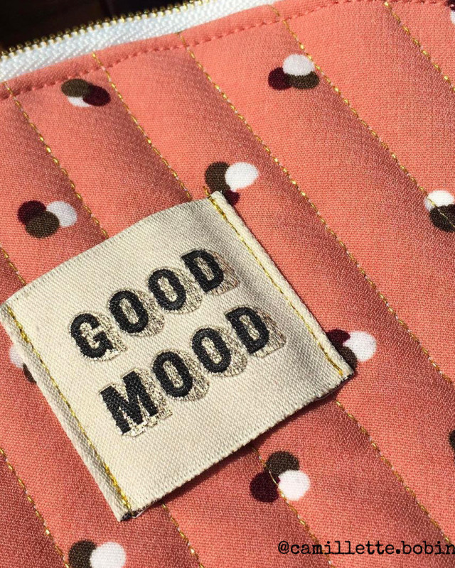 Etiquettes à Coudre Ikatee Good Mood - Mercerine