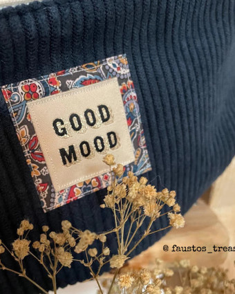 Etiquettes à Coudre Ikatee Good Mood - Mercerine