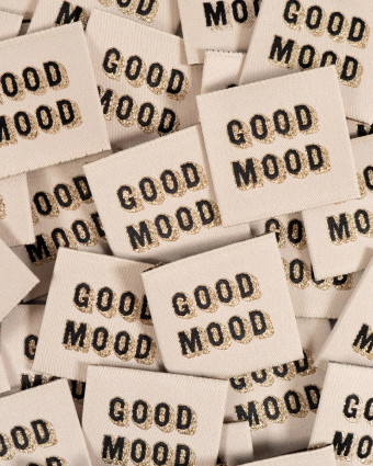 Etiquettes à Coudre Ikatee Good Mood