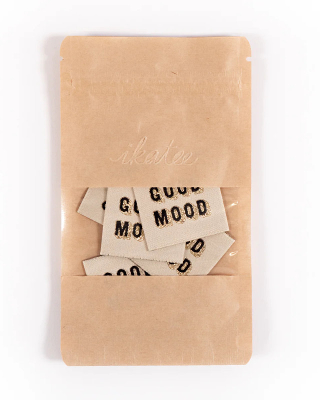Etiquettes à Coudre Ikatee Good Mood - Mercerine