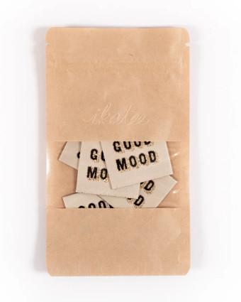 Etiquettes à Coudre Ikatee Good Mood - Mercerine