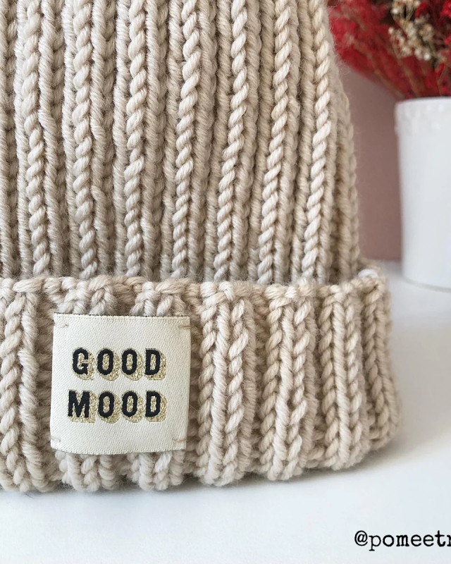 Etiquettes à Coudre Ikatee Good Mood - Mercerine