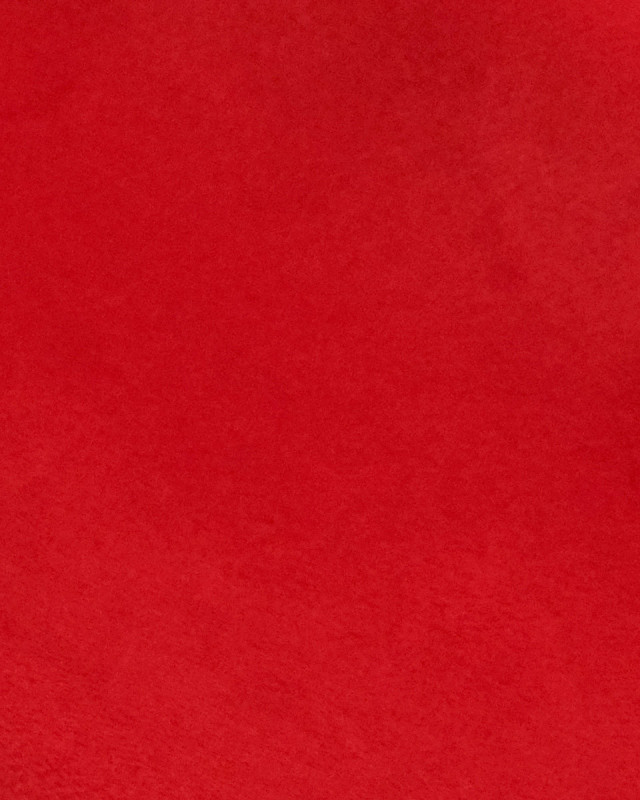 Tissu Velours Epais Ameublement Rouge Elise - Mercerine