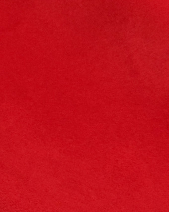 Tissu Velours Epais Ameublement Rouge Elise - Mercerine