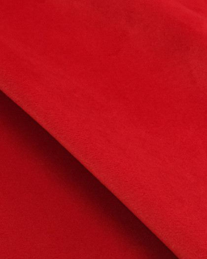 Tissu Velours Epais Ameublement Rouge - Mercerine