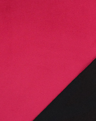 Tissu Velours Epais Ameublement Fuchsia Elise - Mercerine