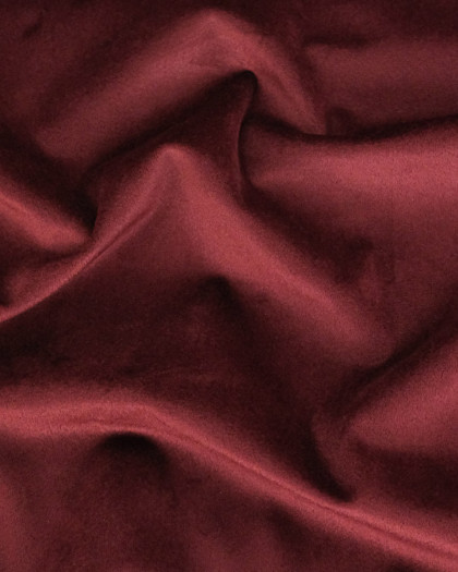 Velours Suédine Ameublement Bordeaux Victor - Mercerine