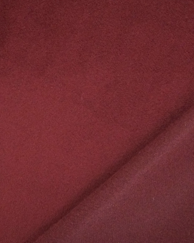 Velours Suédine Ameublement Bordeaux Victor - Mercerine