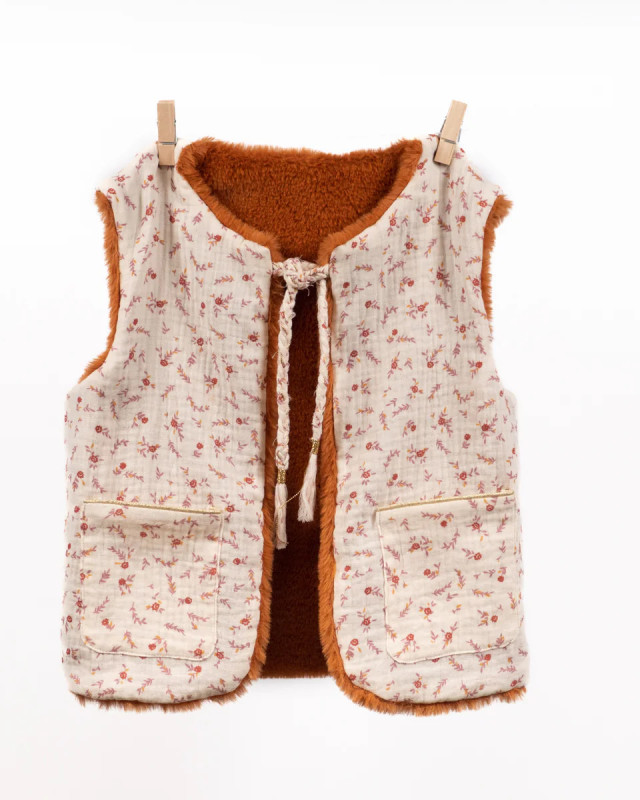 Patron Gilet Sans Manche VIENNE - Ikatee - Mercerine