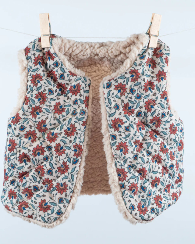 Patron Gilet Sans Manche VIENNE - Ikatee - Mercerine