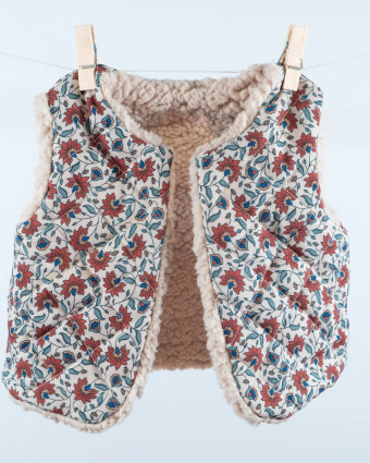Patron Gilet Sans Manche VIENNE - Ikatee - Mercerine