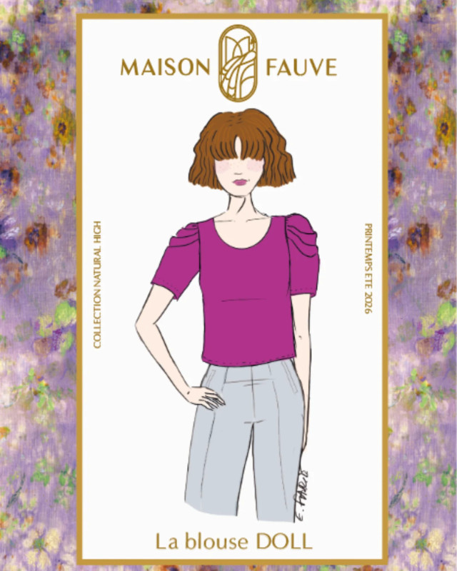 Patron Blouse DOLL - Maison Fauve| Mercerine