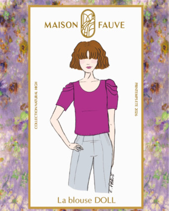 Patron Blouse DOLL - Maison Fauve| Mercerine