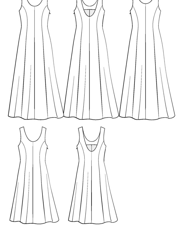 Patron Robe LINGER - Maison Fauve | Mercerine