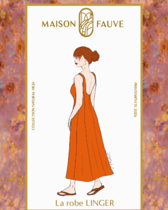 Patron Robe LINGER - Maison Fauve | Mercerine