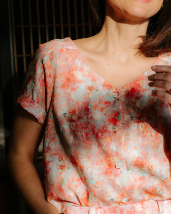 Patron Chemisette ALMOST - Maison Fauve | Mercerine
