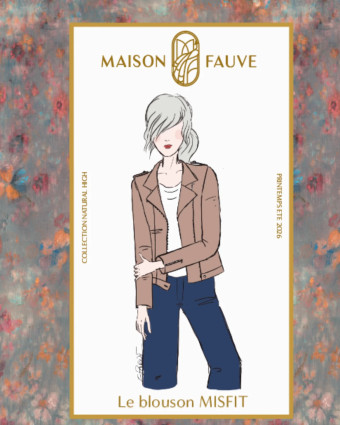 Patron Blouson MISFIT - Maison Fauve | Mercerine