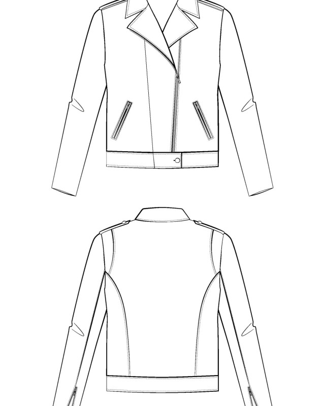 Patron Blouson MISFIT - Maison Fauve | Mercerine