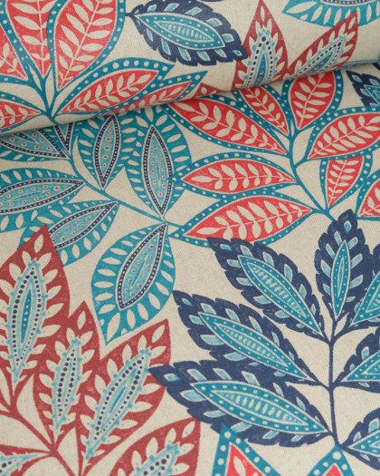 Tissu Enduit Sureau Bleu - Mercerine