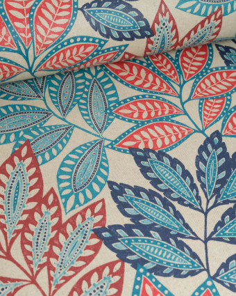 Tissu Enduit Sureau Bleu - Mercerine