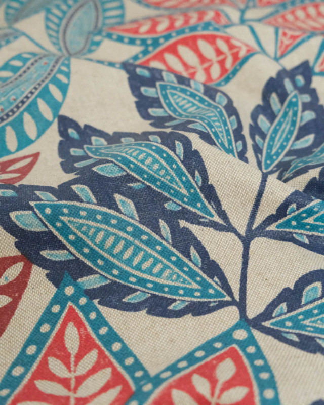 Tissu Enduit Sureau Bleu - Mercerine